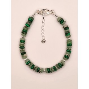 Mixed Gemstone Bracelet - Green Collection